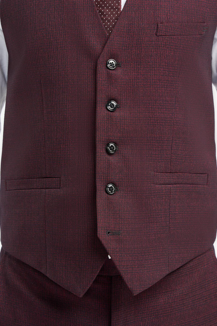 Caridi Wine Waistcoat