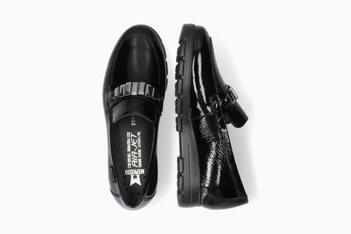 Carlyne - Black Women Slip-Ons