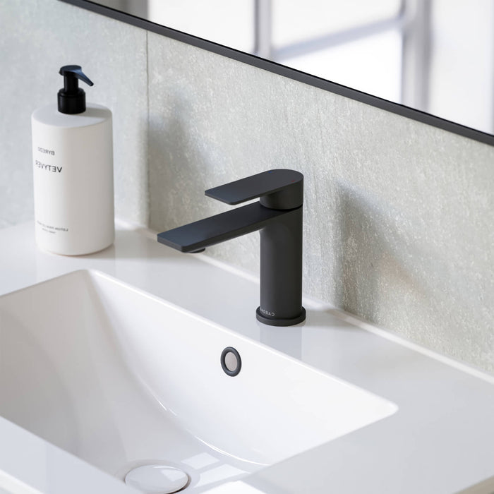 Caroma Urbane II Lead Free Basin Mixer Matte Black 98608B6AF  | The Blue Space