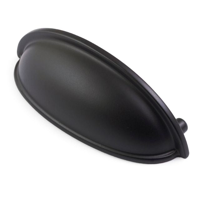Castella Decade 76mm Cup Pull (Overall: 95mm) Matte Black 202.076.04 - The Blue Space