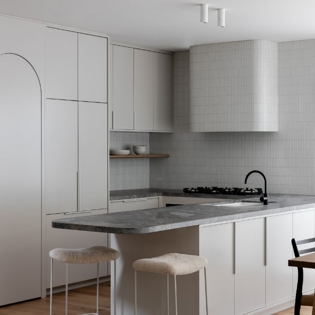 Lifestyle Castella Ledge 300mm Pull Matt White 099.300.25 - The Blue Space