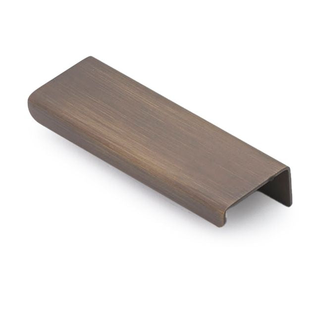 Castella Ledge 100mm Solid Brass Lip Pull Bronze 099.100.47 - The Blue Space