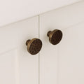 Lifestyle Castella Bexhill 38mm Hammered Knob Aged Brass 801.038.46 - The Blue Space