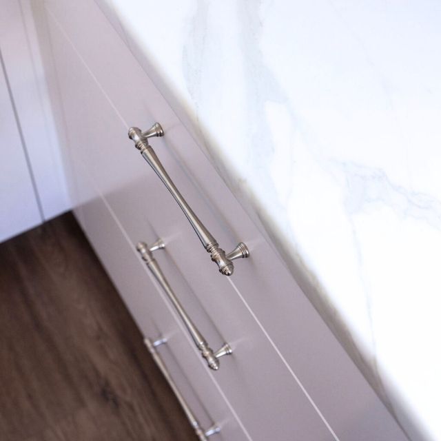 Lifestyle Castella Windsor 128mm Handle  Polished Nickel 150.128.28 - The Blue Space