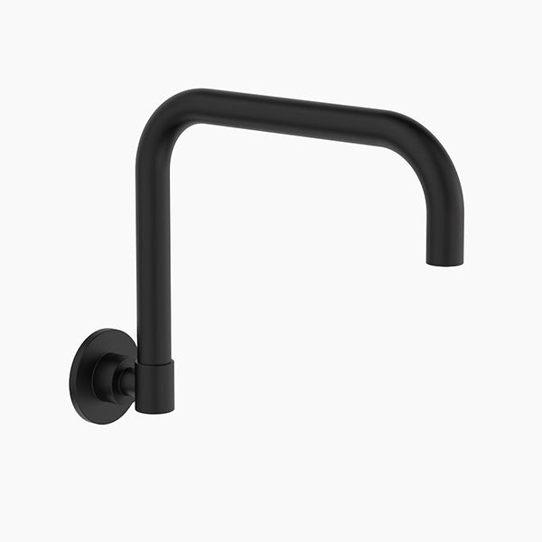 Clark Round Wall Sink Laundry Outlet - Matte Black - The Blue Space