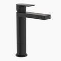 Clark Round Square Tower Bathroom Basin Mixer - Matte Black - The Blue Space