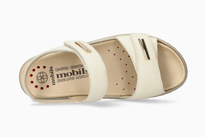 Clem - Light Sand Women Sandals With Heel
