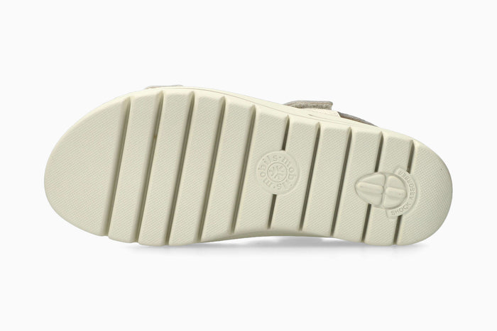 Clem - Light Sand Women Sandals With Heel