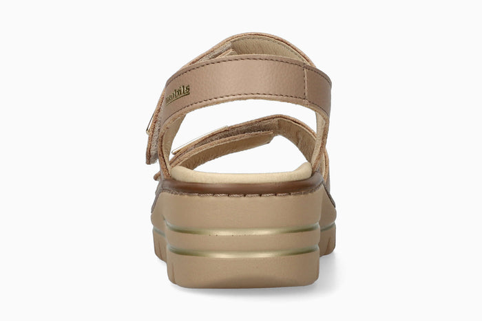 Clem - Light Taupe Women Sandals With Heel