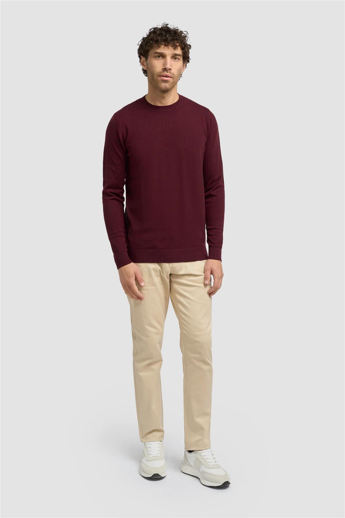 Connall Wine Jumper