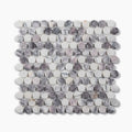 Cottesloe New York Stone Penny Round Honed Marble Mosaic Tile 23x23mm