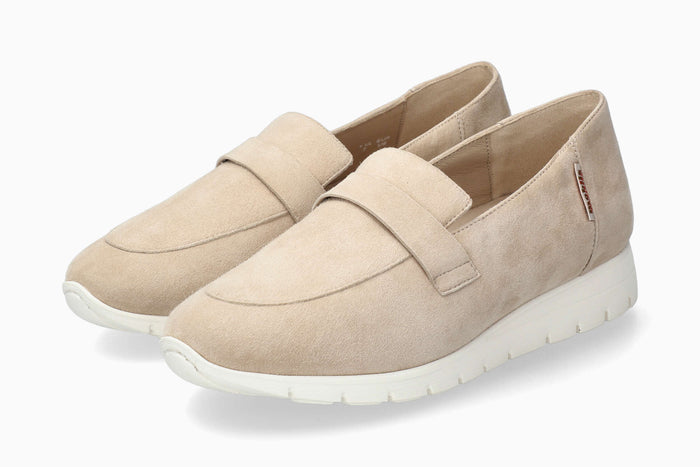 Dixie - Beige Women Slip-Ons