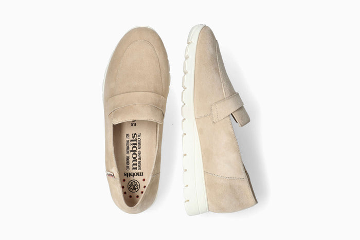 Dixie - Beige Women Slip-Ons