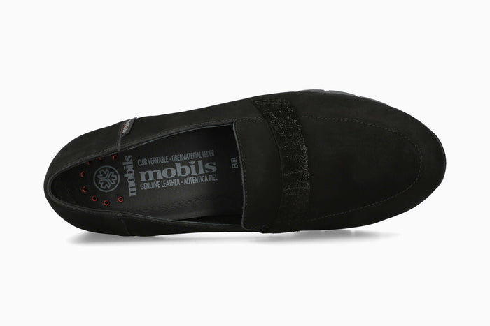 Dixie - Black Women Slip-Ons
