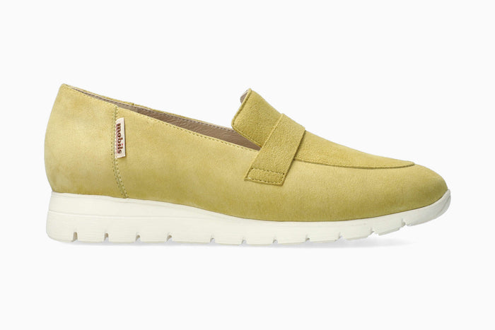 Dixie - Lime Women Slip-Ons