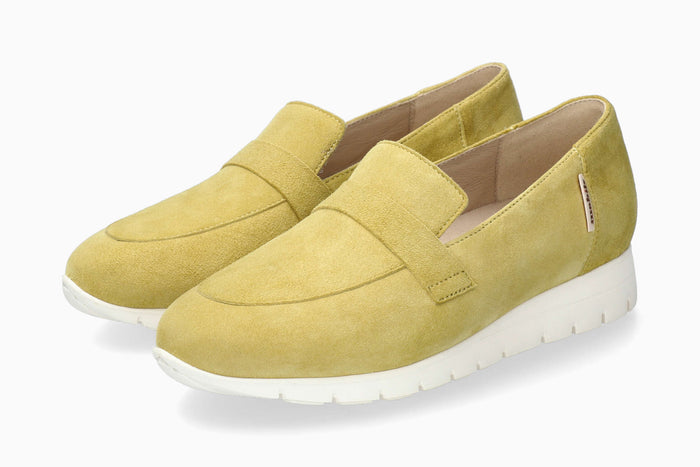 Dixie - Lime Women Slip-Ons