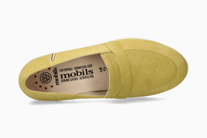 Dixie - Lime Women Slip-Ons