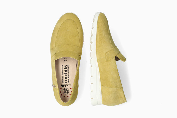 Dixie - Lime Women Slip-Ons