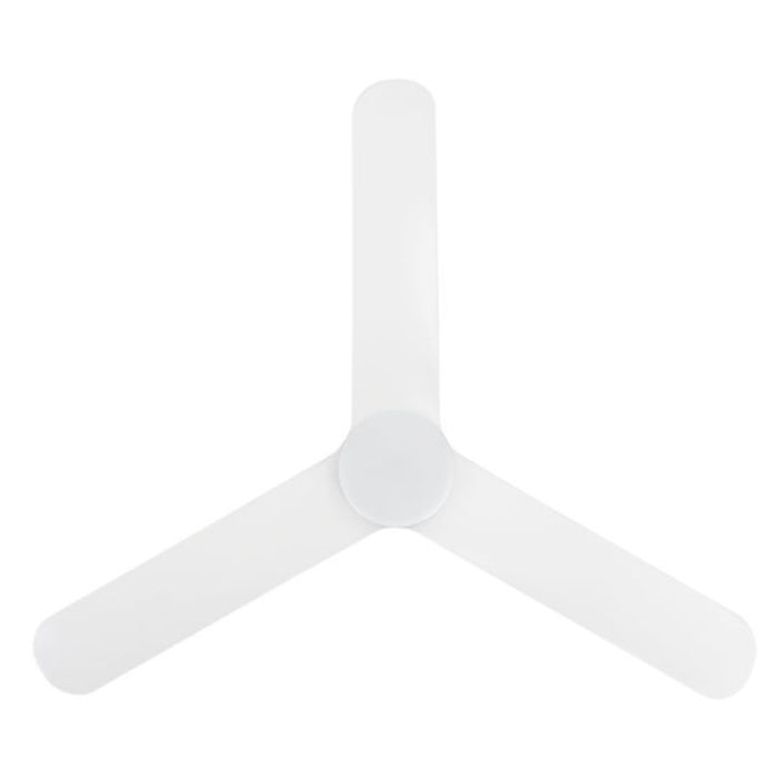 Blades Eglo Iluka 52 Inch DC Fan 18W LED Tri-Col White 20537801 - The Blue Space