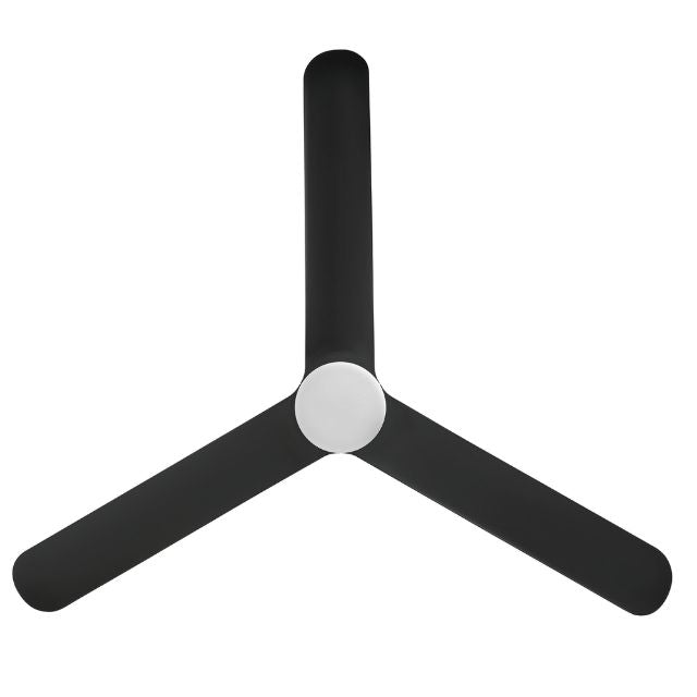 Below Eglo Iluka 60 Inch DC Fan 18W LED Tri-Col Black 20538102 - The Blue Space