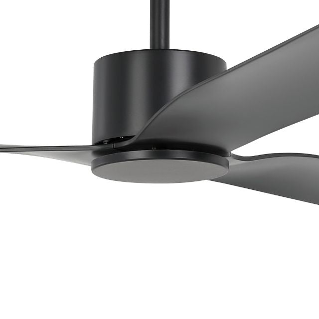 Angle Eglo Iluka 60 Inch DC Fan Black 20537902 - The Blue Space