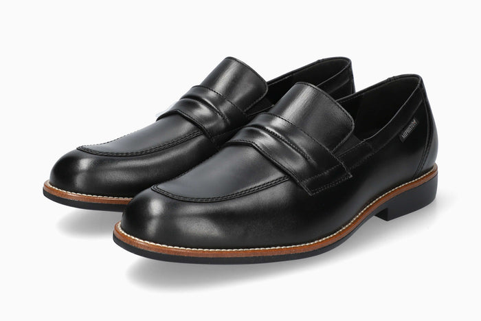 Fergus - Black Men Slip-Ons