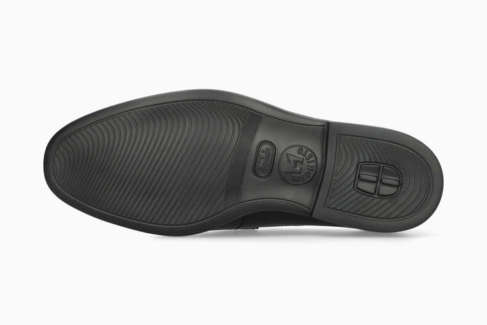 Fergus - Black Men Slip-Ons