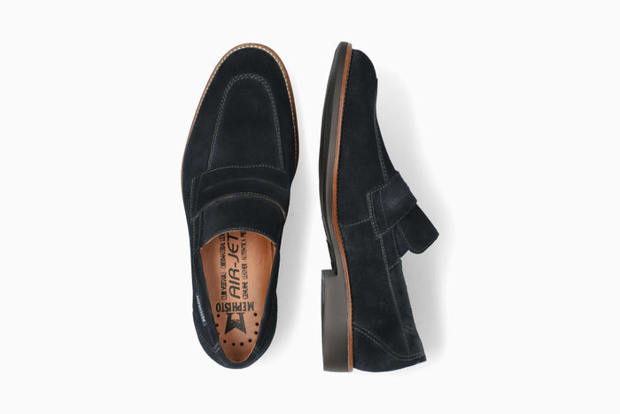 Fergus - Blue Men Slip-Ons