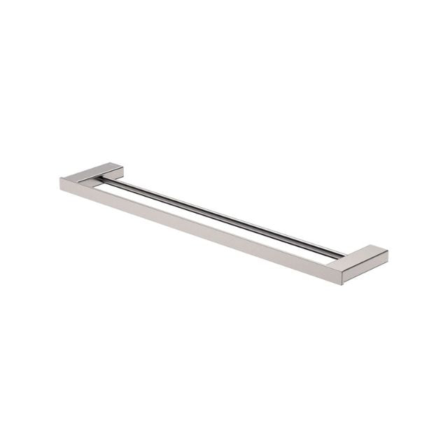 Fienza Tono Double Towel Rail 610mm Brushed Nickel 85108600BN - The Blue Space