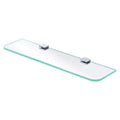Fienza Tono Glass Shelf 500mm Chrome 85107 - The Blue Space
