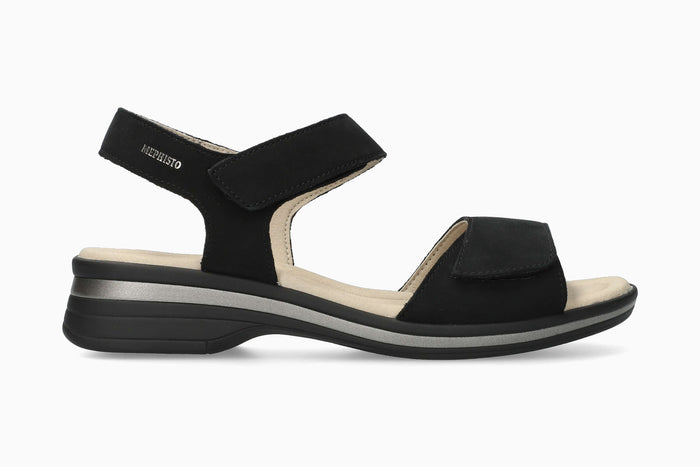 Floraline - Black Women Sandals With Heel