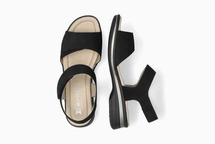 Floraline - Black Women Sandals With Heel