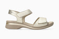 Floraline - Gold Women Sandals With Heel