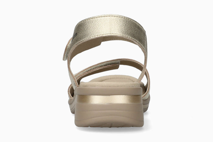 Floraline - Gold Women Sandals With Heel