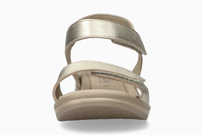 Floraline - Gold Women Sandals With Heel