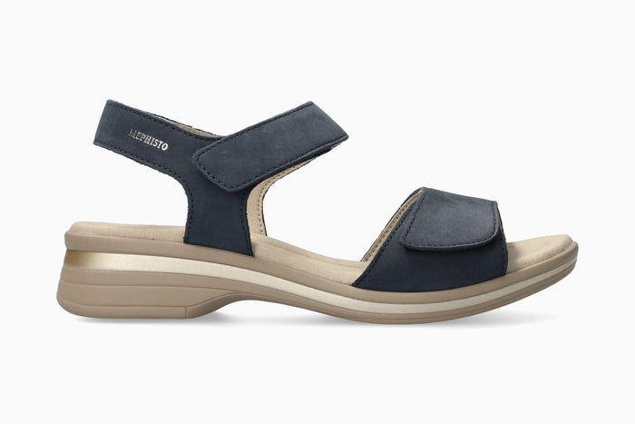 Floraline - Jeans Blue Women Sandals With Heel