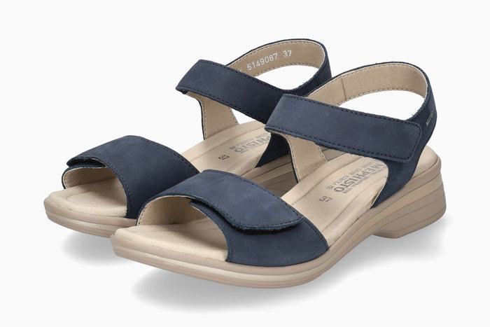 Floraline - Jeans Blue Women Sandals With Heel