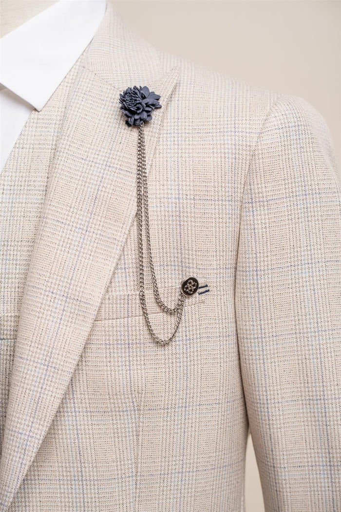 Cavani navy flower chain