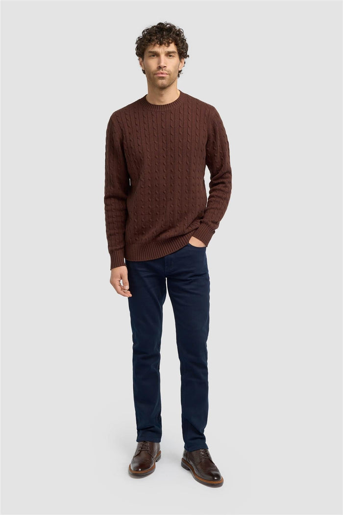 Foston Brown Jumper