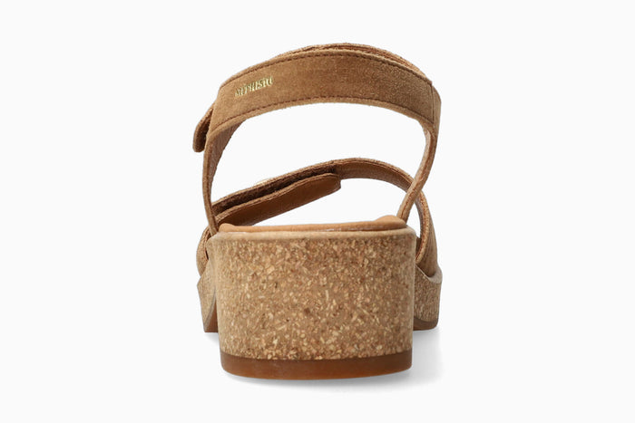 Franka - Tobacco Women Sandals With Heel