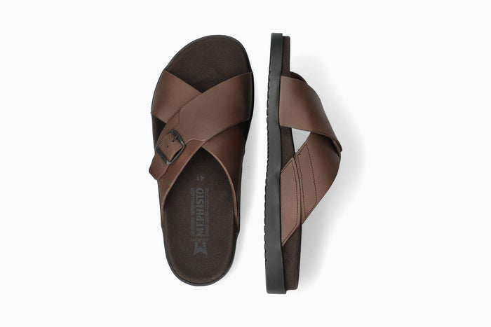 Giulio - Dark Brown Men Sandals