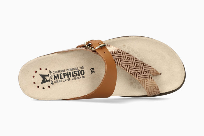 Helen Mix - Camel Women Cork Sandals