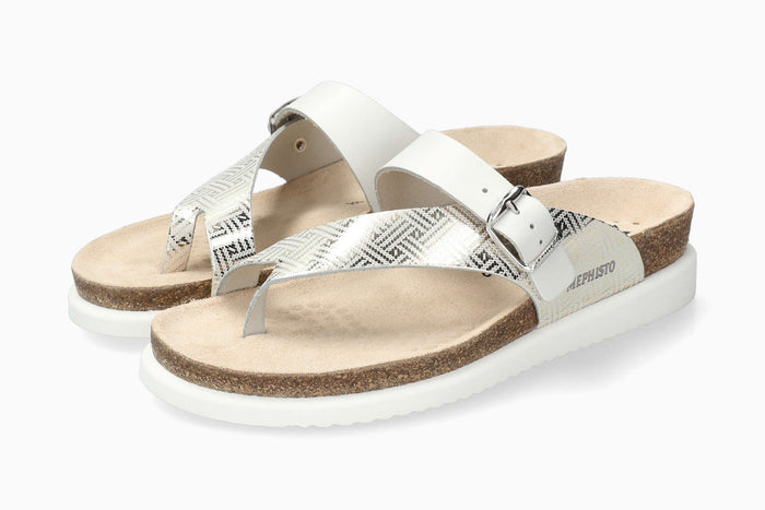 Helen Mix - Silver Women Cork Sandals