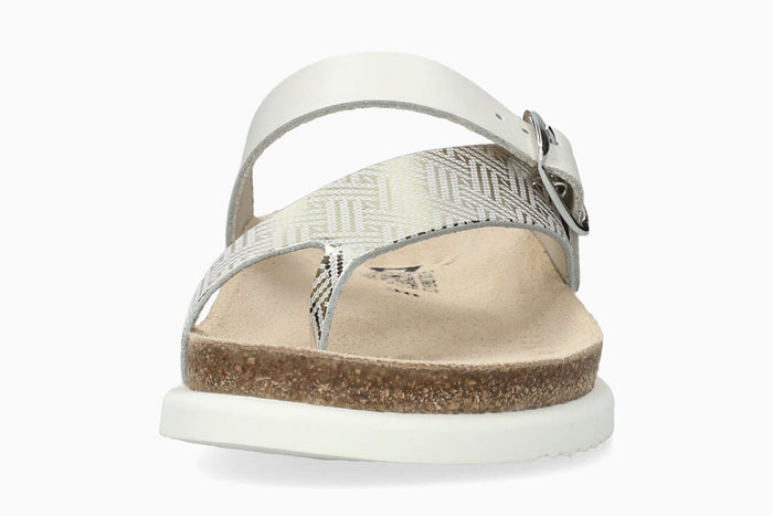 Helen Mix - Silver Women Cork Sandals