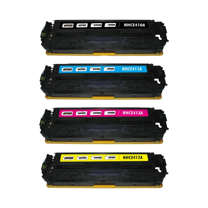 HP 305A Remanufactured Toner Cartridge 4-Pack Combo