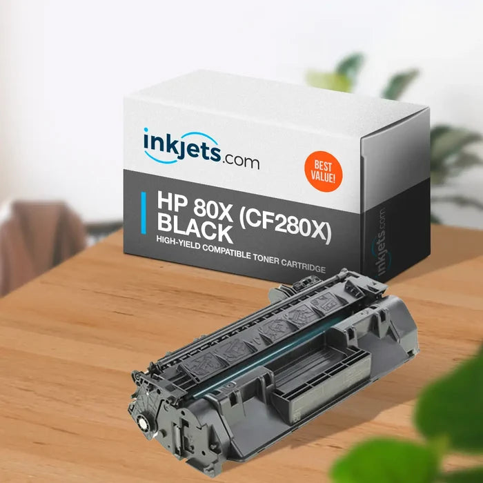 HP 80X (CF280X) Black High-Yield Compatible Toner Cartridge