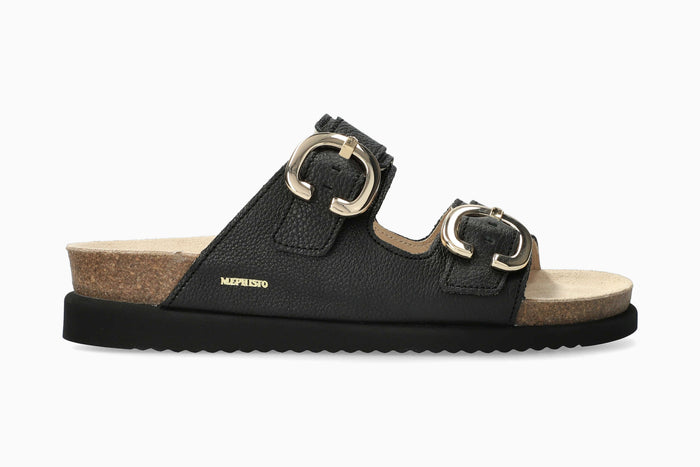 Iara - Black Women Cork Sandals