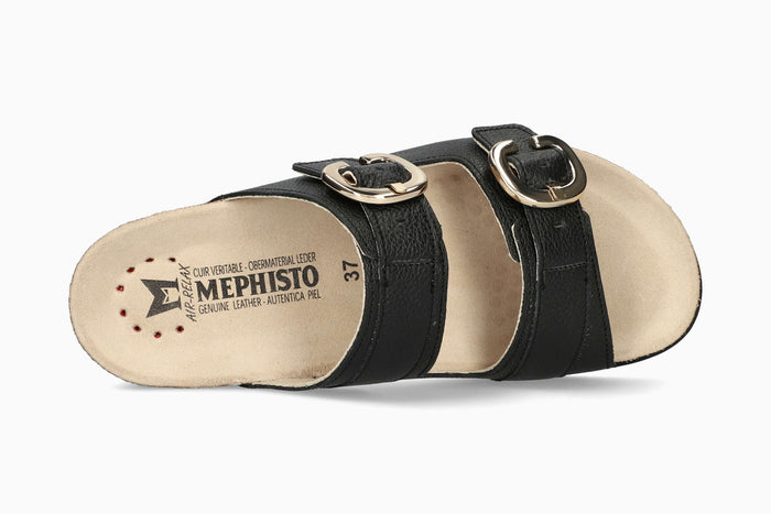 Iara - Black Women Cork Sandals