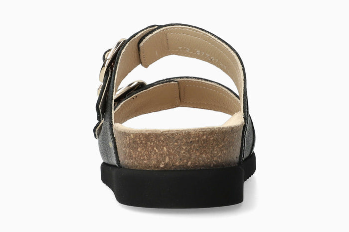 Iara - Black Women Cork Sandals