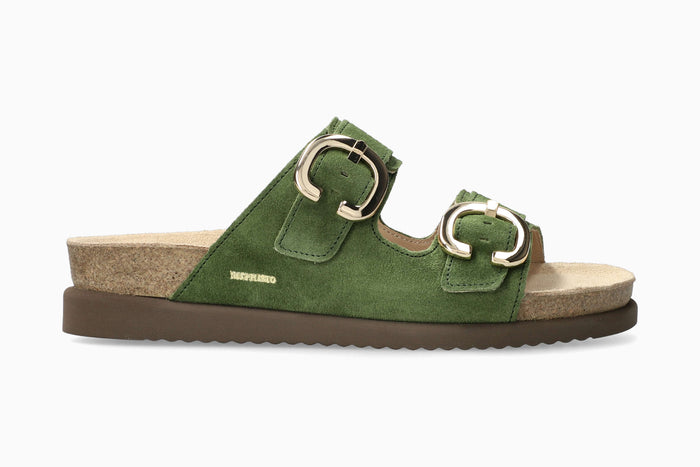 Iara - Olive Women Cork Sandals